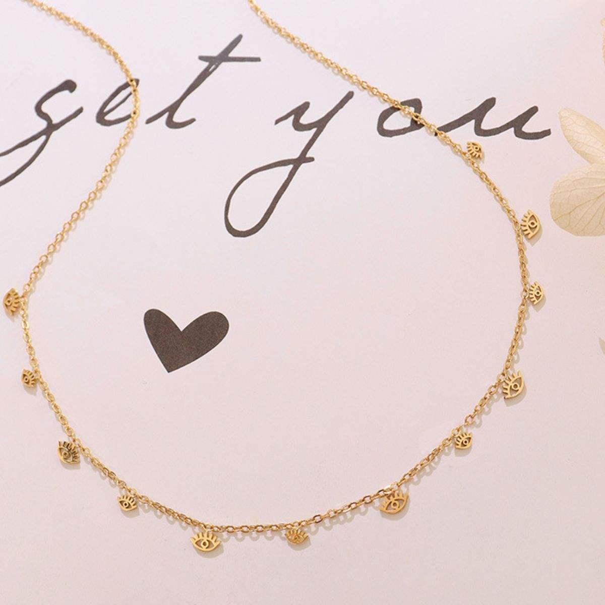 Titanium Steel Charm Necklace - Trendsi - Flyclothing LLC