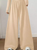 Ruched Square Neck Wide-Leg Jumpsuit - Trendsi - Flyclothing LLC