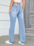 Distressed Jeans with Pockets - Trendsi