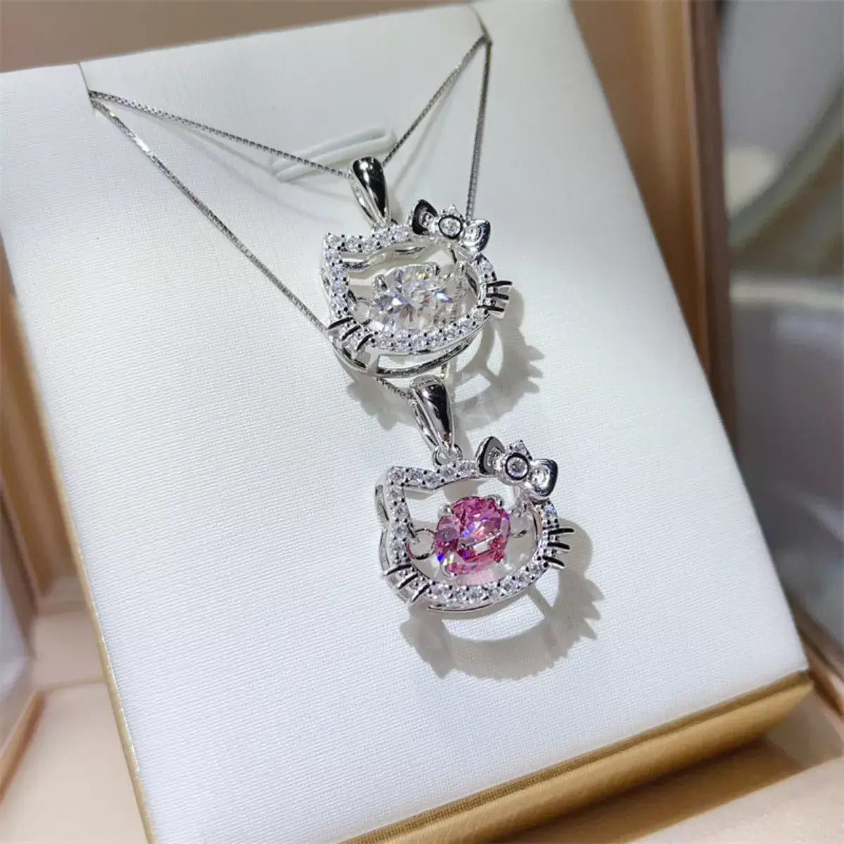 2 Carat Moissanite 925 Sterling Pendant Silver - Trendsi - Flyclothing LLC
