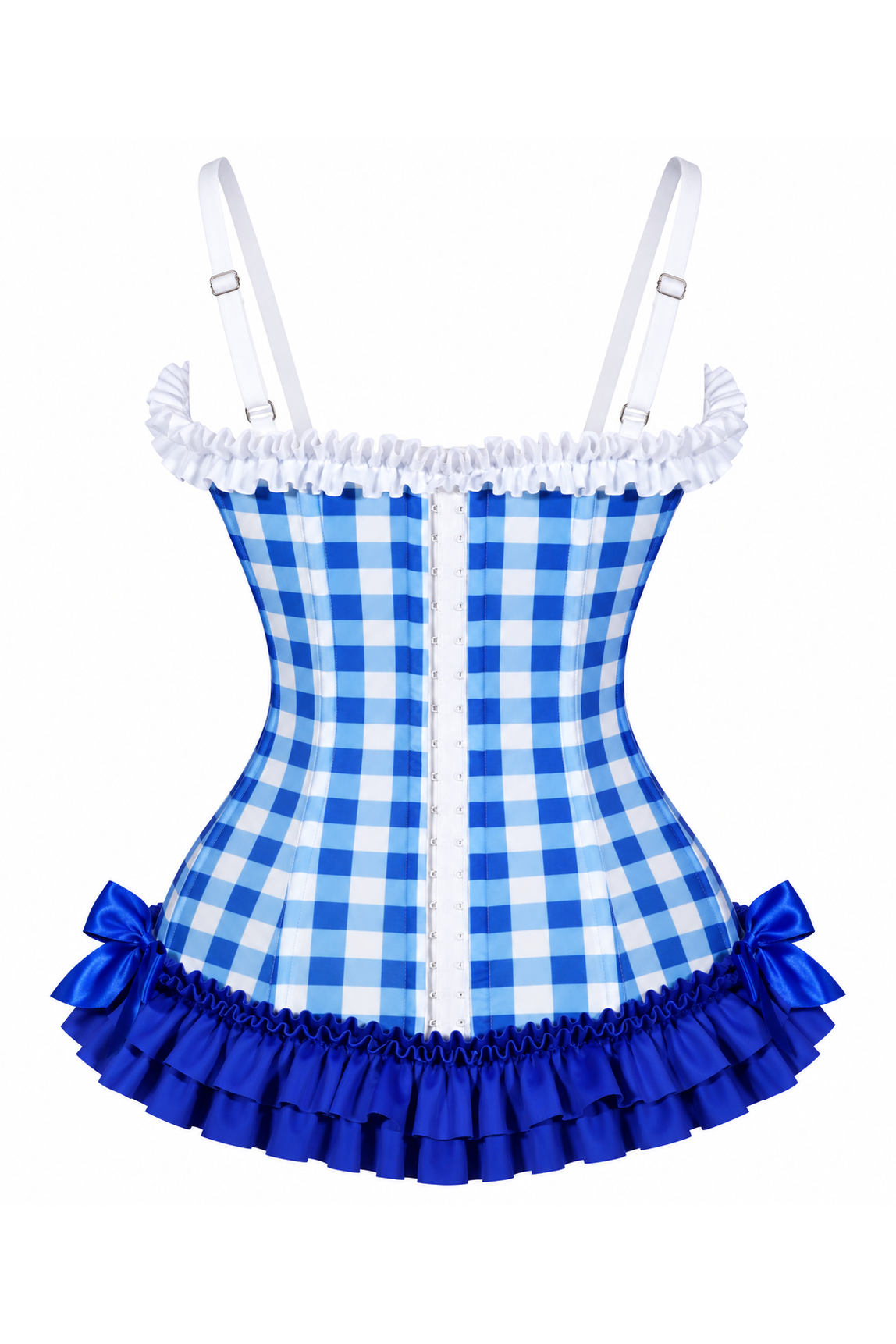 Daisy Corsets Lavish Blueberry Ruffle Sweetheart Bustier Corset - Daisy Corsets - Flyclothing LLC