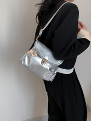 PU Leather Adjustable Strap Crossbody Bag - Trendsi