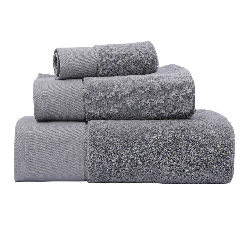 Cotton Towel Bath Towel Three Piece Water Absorbing Gift Towel Bath Towel Set - My Store - Flyclothing LLC