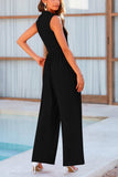 Mock Neck Sleeveless Wide Leg Jumpsuit - Trendsi - Flyclothing LLC