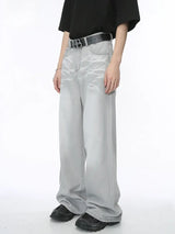 Washed Cat Whisker Straight-Leg Jeans - Trendsi - Flyclothing LLC