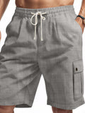 Men's Full Size Drawstring Shorts with Pockets Plus Size - Trendsi - Flyclothing LLC