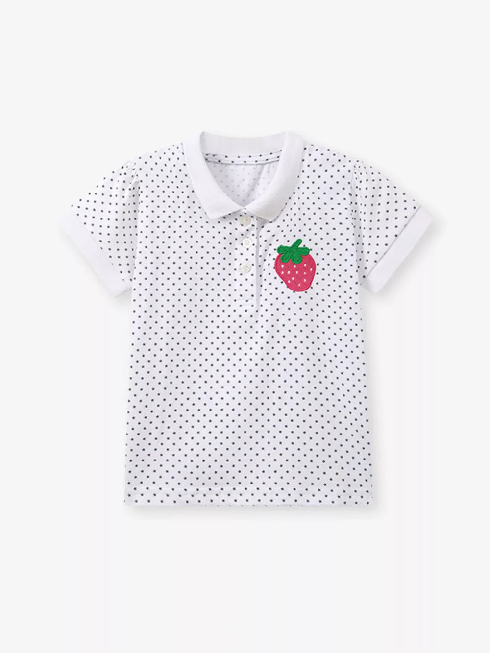Children's Strawberry Polka Dot Polo - Trendsi - Flyclothing LLC