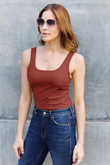 Basic Bae Full Size Square Neck Wide Strap Tank - ShopBasicbae - Flyclothing LLC