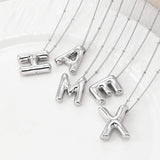 Copper Bubble Letter Pendant Necklace - Trendsi - Flyclothing LLC