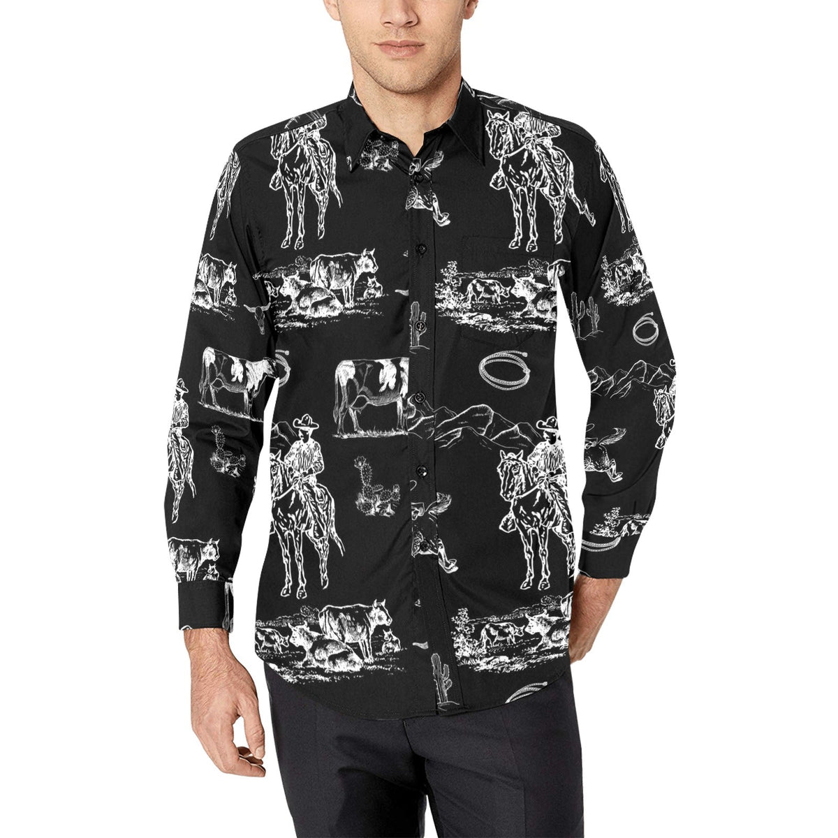 Baha Ranch Ranch Life Unisex Western Button Up Shirt