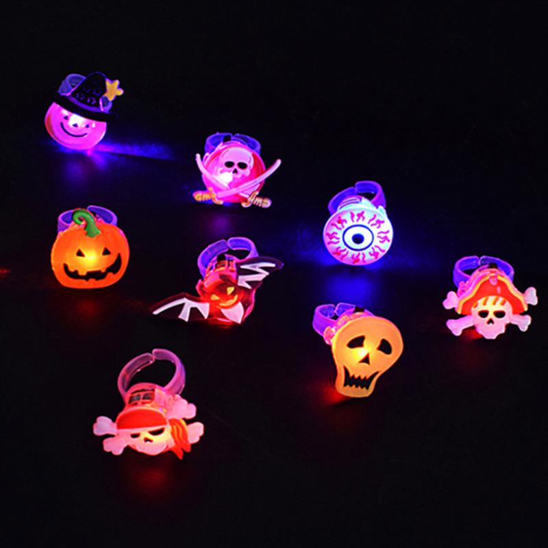 Halloween Decorations Halloween Glowing Brooch Ring - My Store - Flyclothing LLC