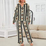 Baha Ranch Colores de Mexico Southwestern Aztec Satin pajamas