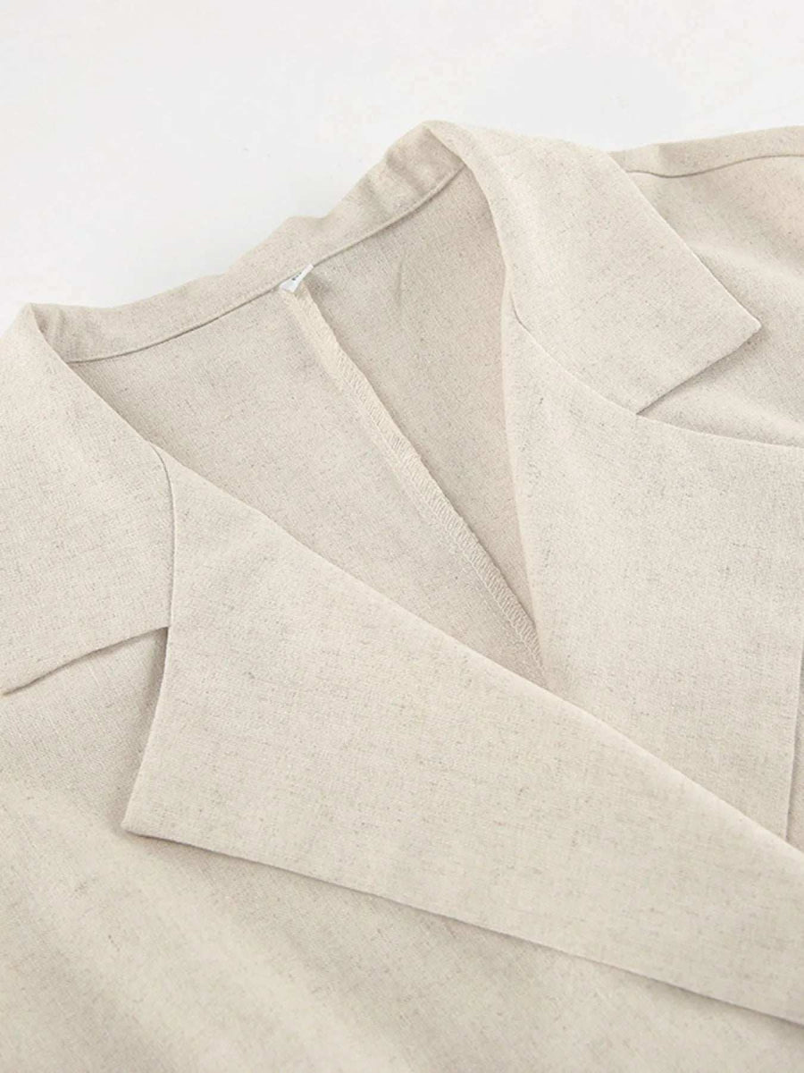 Tie Waist Cap Sleeve Maxi Dress - Trendsi - Flyclothing LLC