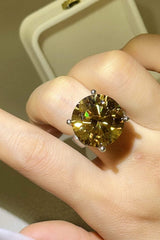 20 Carat Moissanite 925 Sterling Silver Ring - Trendsi - Flyclothing LLC