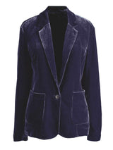 Pocketed Button Up Lapel Collar Blazer - Trendsi - Flyclothing LLC