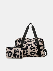 Oxford Cloth Leopard 2-Piece Bag Set - Trendsi