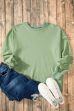 High-Low Round Neck Long Sleeve Sweatshirt - Trendsi - Flyclothing LLC