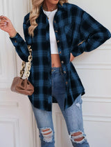 Casual Plaid Button Up Shirt - Trendsi - Flyclothing LLC