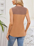 Textured Round Neck Tank - Trendsi - Flyclothing LLC