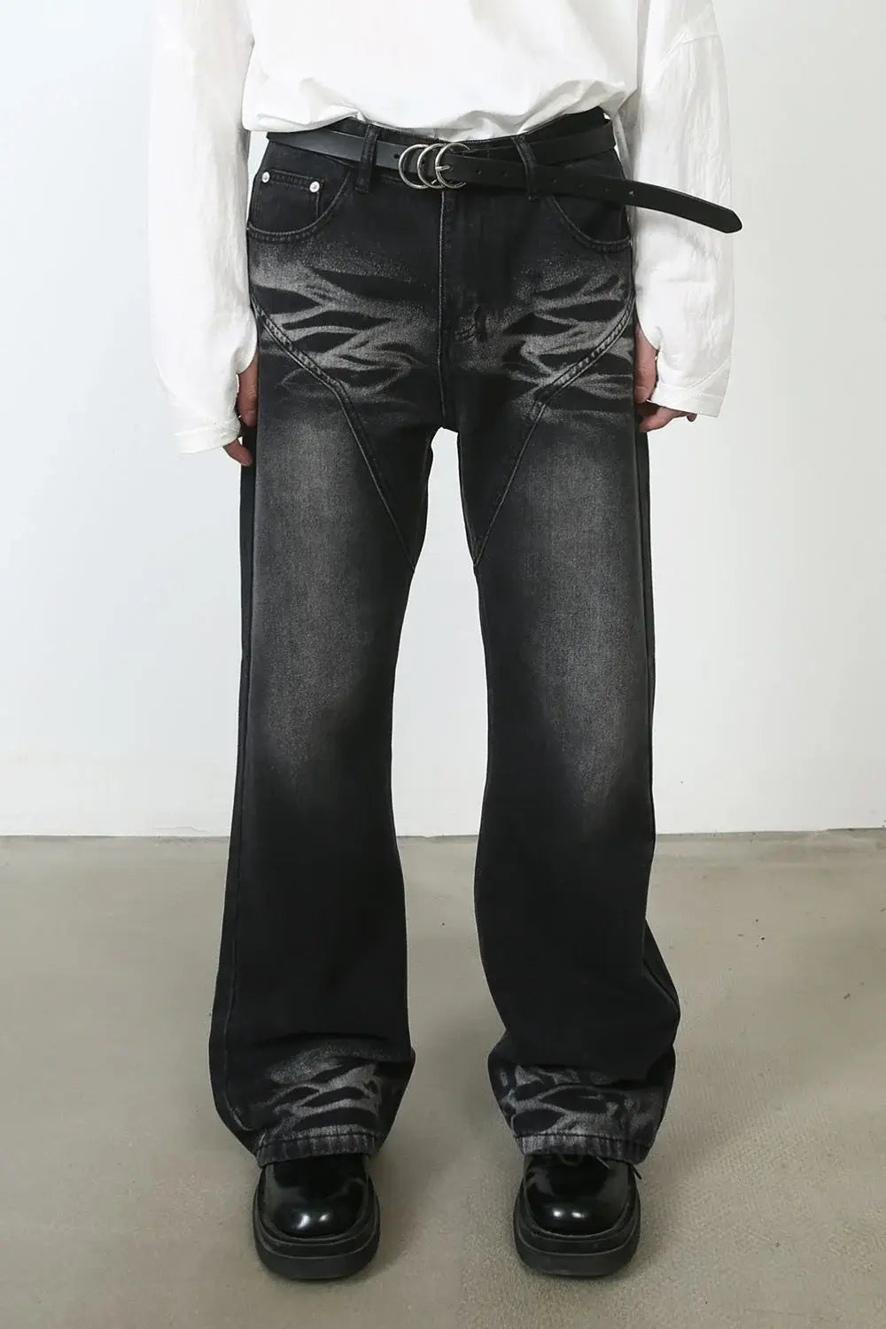 Men's Mid Rise Jeans with Pockets - Trendsi - Flyclothing LLC