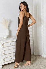 Basic Bae Full Size Spaghetti Strap V-Neck Jumpsuit - ShopBasicbae - Flyclothing LLC