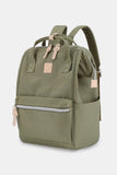 Himawari Waterproof Design Arcuate Shoulder Strap Backpack Bag with Handles - Trendsi