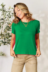 Basic Bae Full Size Round Neck Short Sleeve T-Shirt - ShopBasicbae - Flyclothing LLC