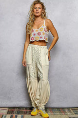 POL Handmade Granny Pattern Crochet Cami with Scalloped Strap - Trendsi - Flyclothing LLC