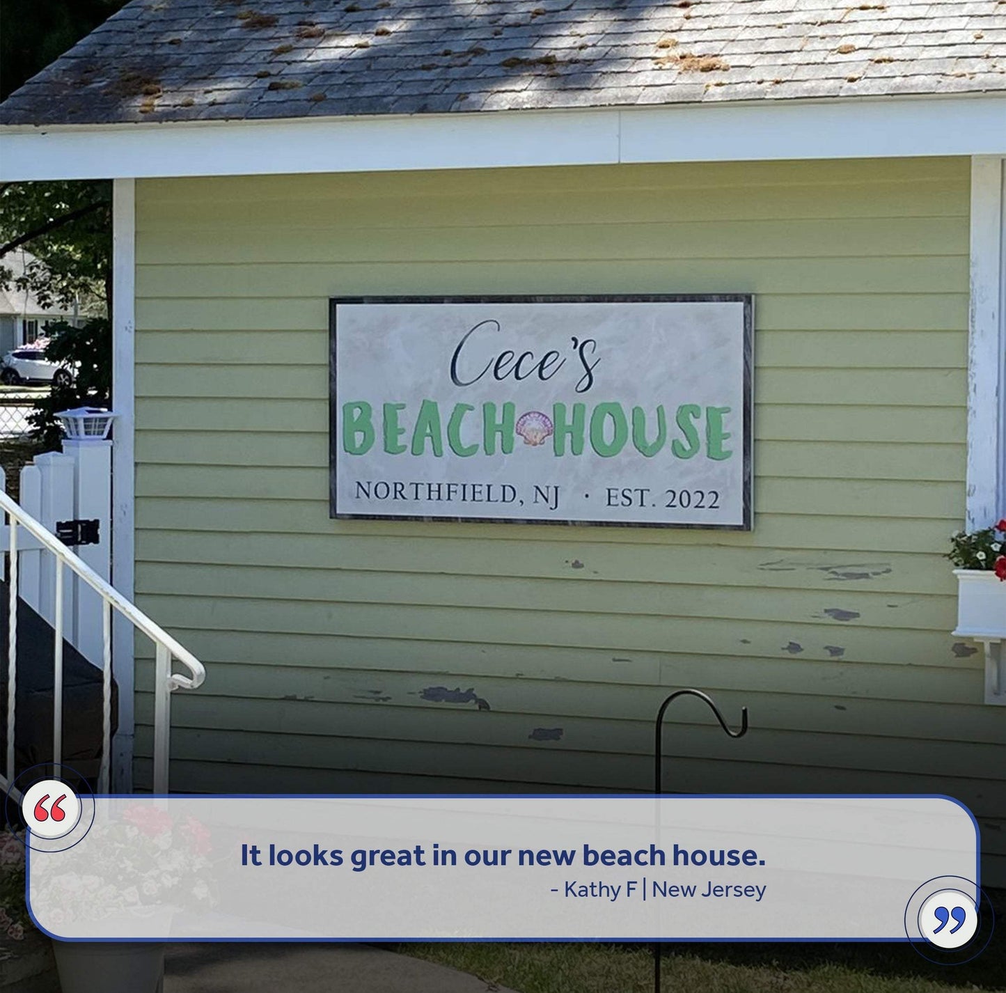 Beach House Sign III - Tailored Canvases - Flyclothing LLC