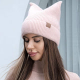 Beanie with Cat Ears - Madeline Love - Flyclothing LLC