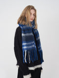 Fringe Plaid Polyester Scarf - Trendsi