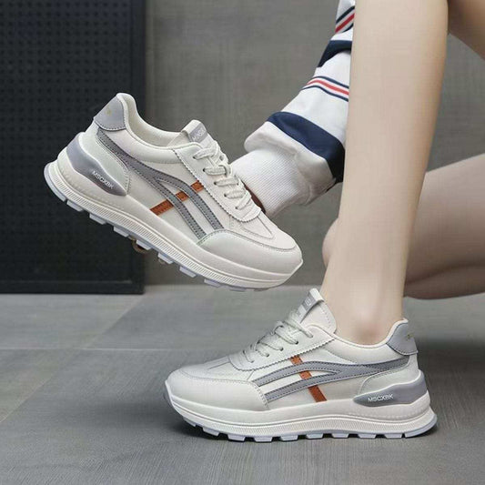 Round Toe Lace-Up Athletic - Trendsi - Flyclothing LLC