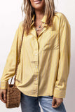 Striped Button Up Long Sleeve Shirt - Trendsi - Flyclothing LLC