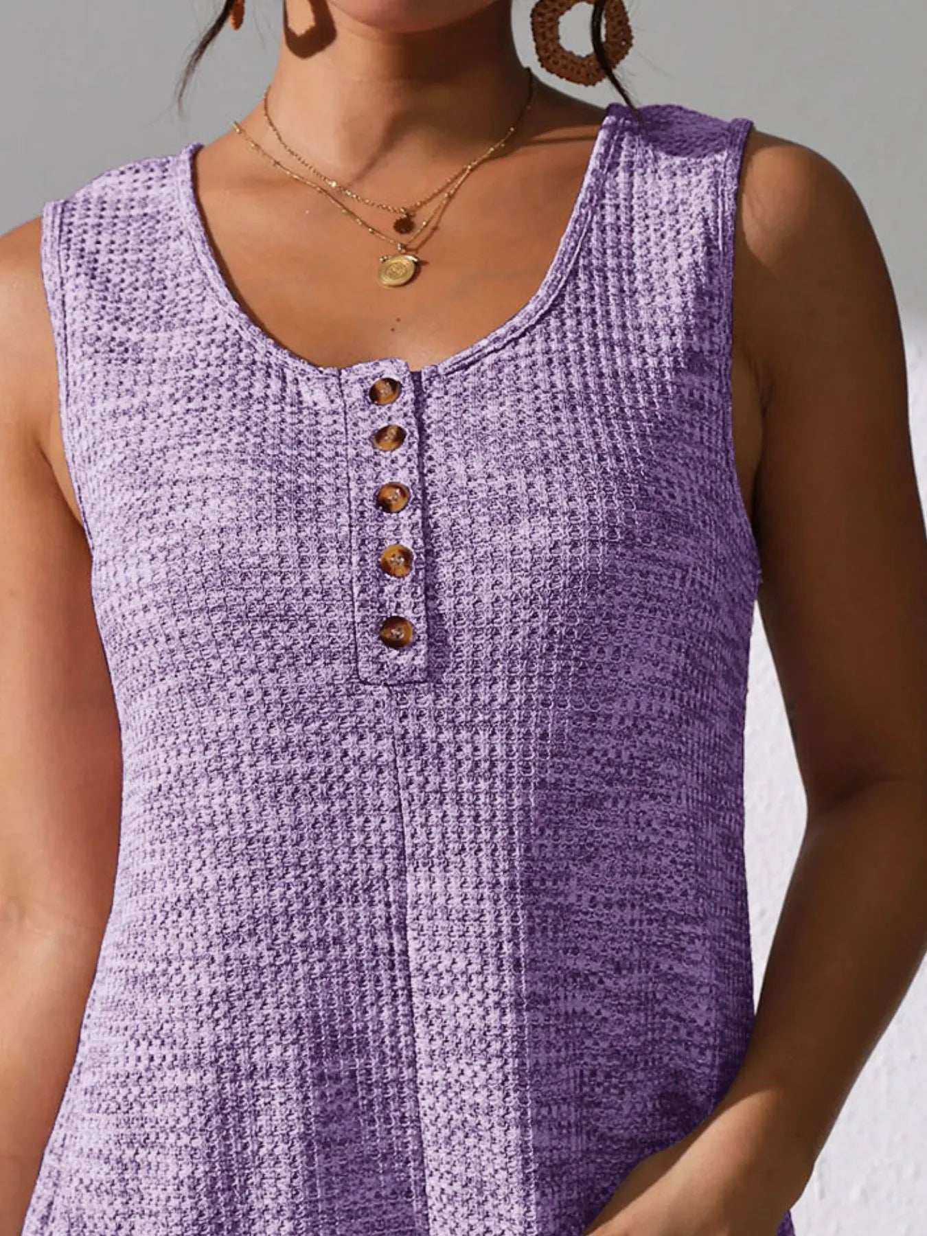 Full Size Button Front Romper with Pockets Plus Size - Trendsi - Flyclothing LLC