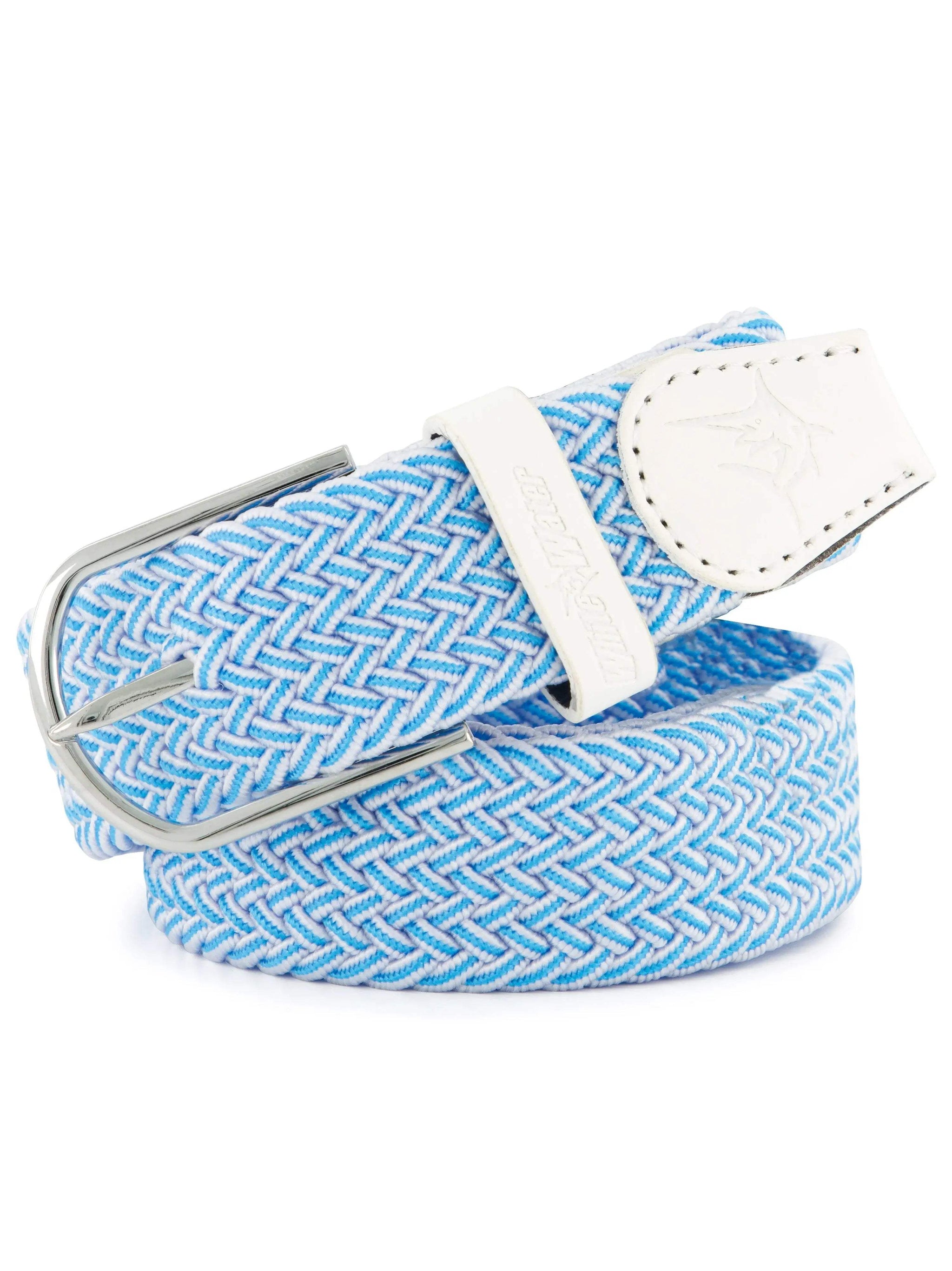 Waterline Braided Belt - White Water Life - Flyclothing LLC