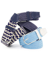 Waterline Braided Belt - White Water Life - Flyclothing LLC