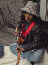 Beverly Women's Perforated Faux Leather Scooter Jacket