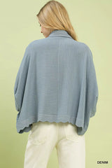 Umgee Oversized Striped Button-Down Shirt - Trendsi - Flyclothing LLC