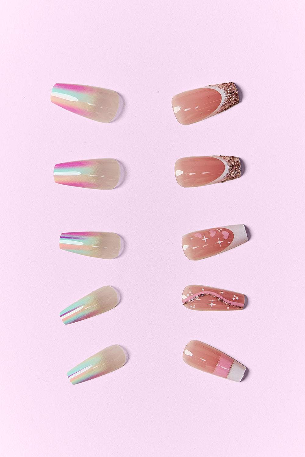 SO PINK BEAUTY Press On Nails 2 Packs - Trendsi - Flyclothing LLC