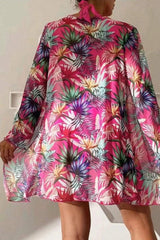 Printed Halter Neck Three-Piece Swim Set - Trendsi - Flyclothing LLC