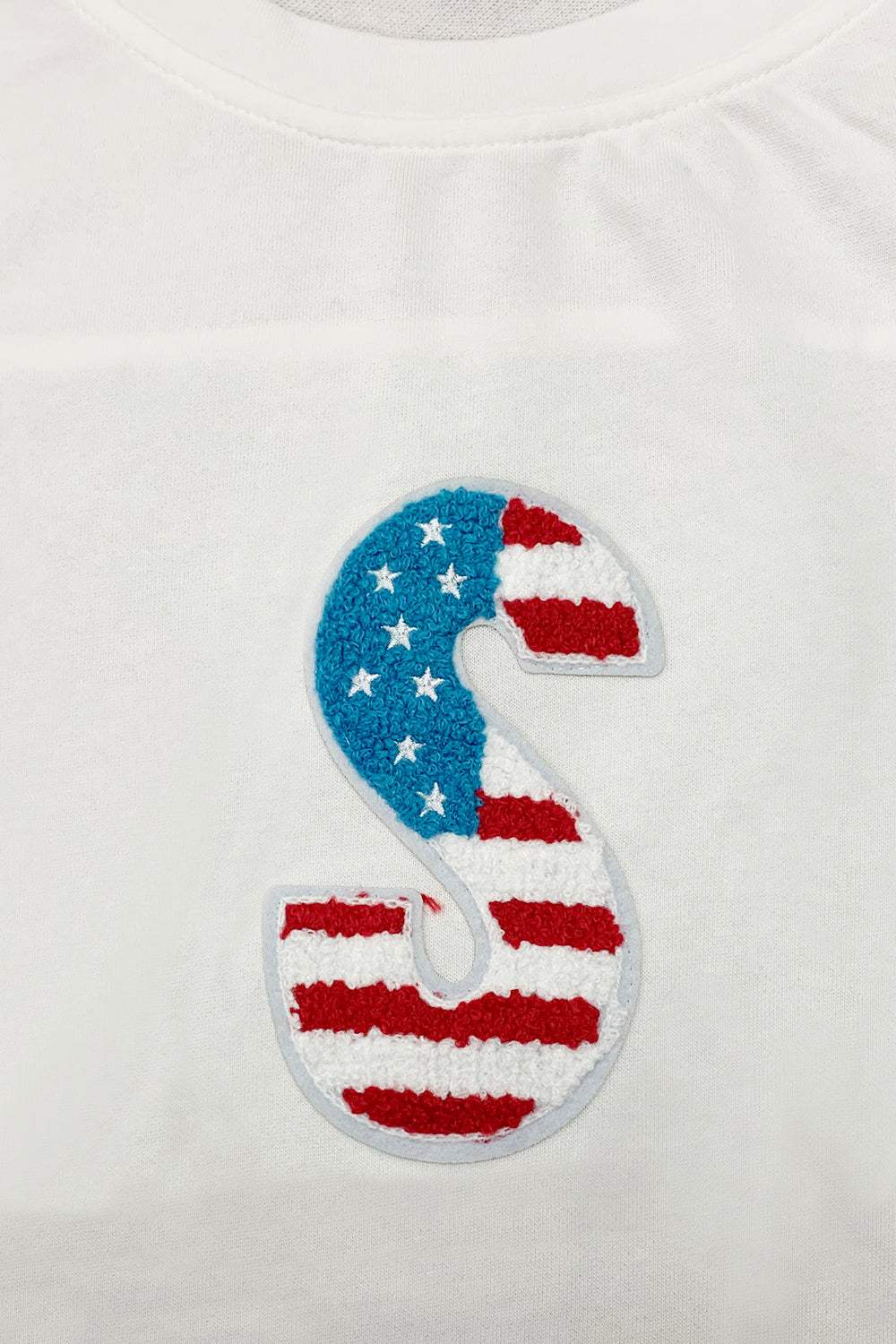 USA Round Neck Short Sleeve T-Shirt - Trendsi - Flyclothing LLC
