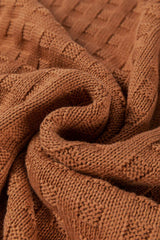 Round Neck Cap Sleeve Sweater Vest - Trendsi - Flyclothing LLC