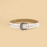 PU Leather Rhinestone Belt - Trendsi - Flyclothing LLC