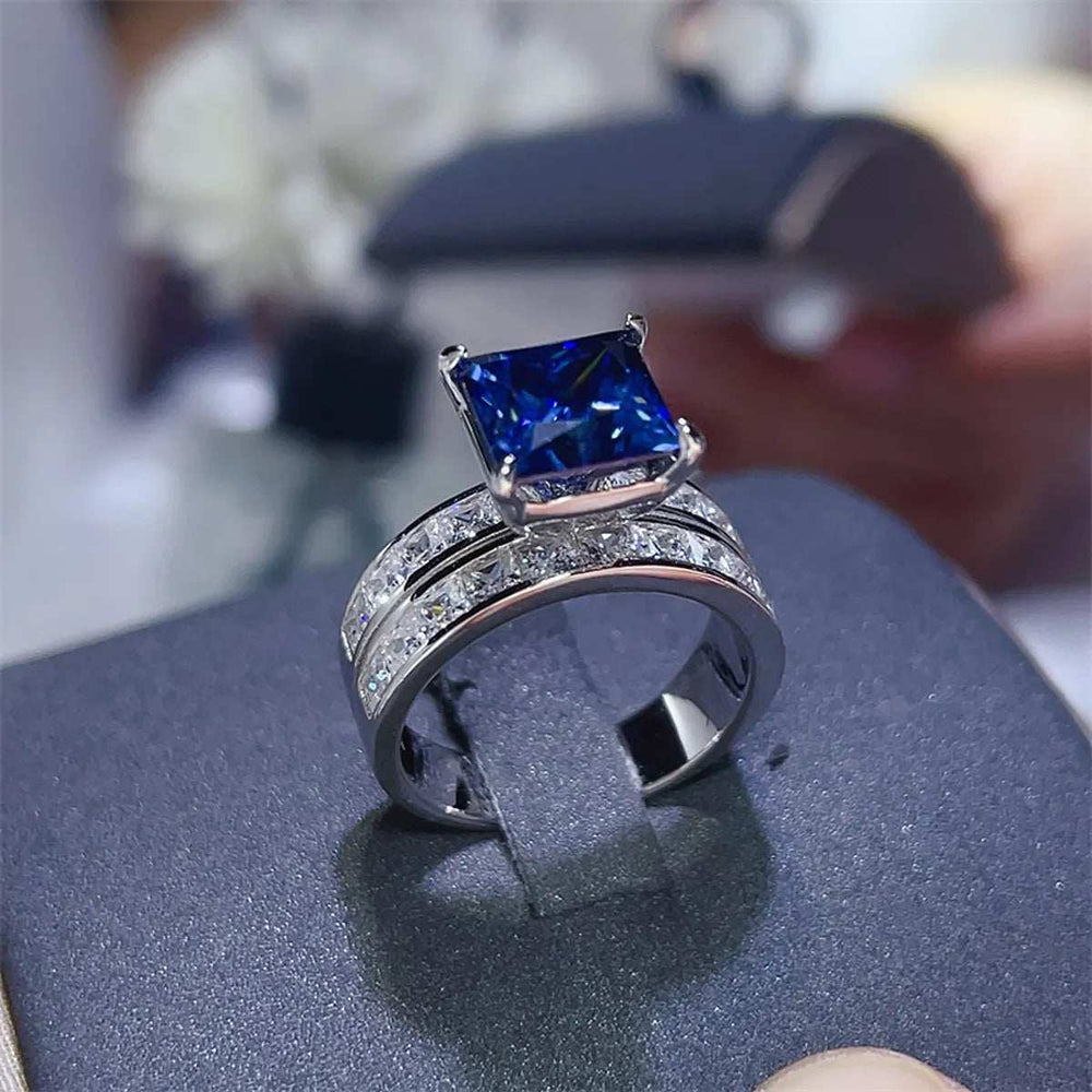 3 Carat Moissanite 925 Sterling Silver Ring - Trendsi - Flyclothing LLC