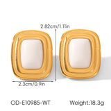 Vintage Personalized Non-fading Titanium Steel Earrings For Women - My Store - Flyclothing LLC
