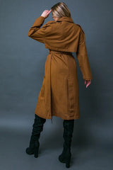 KEEPER OF MY HEART TWILL TRENCH COAT - Flying Tomato - Flyclothing LLC
