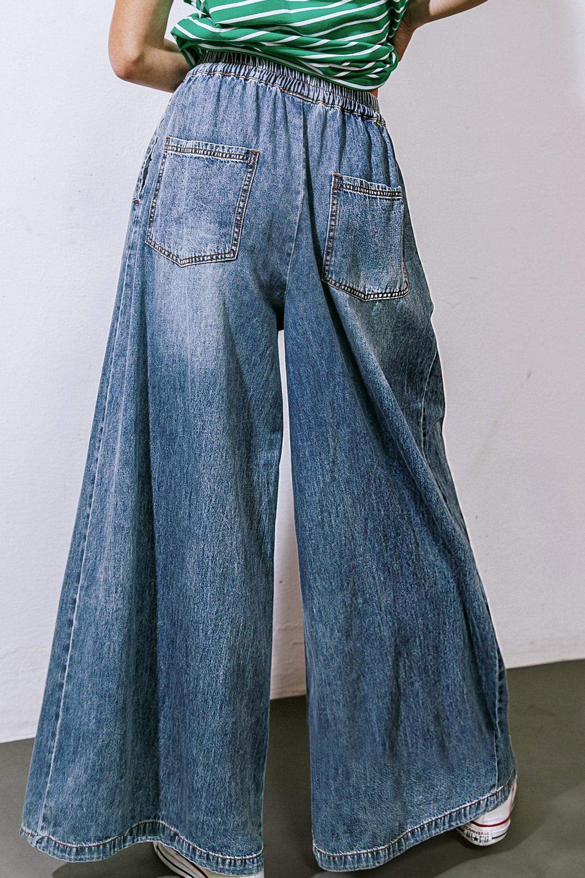 STREETSIDE SONNET DENIM PANTS - Flying Tomato - Flyclothing LLC