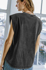 MY OWN PLANS WASHED KNIT TOP - Flying Tomato - Flyclothing LLC