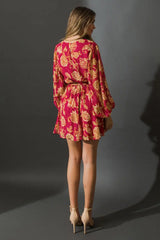 ONE THAT GOT AWAY WOVEN MINI DRESS - Flying Tomato - Flyclothing LLC