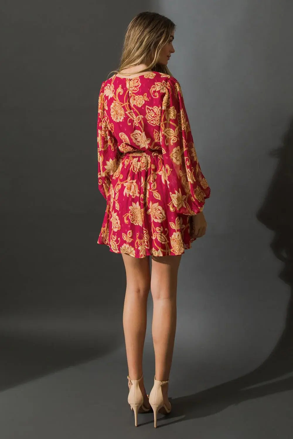 ONE THAT GOT AWAY WOVEN MINI DRESS - Flying Tomato - Flyclothing LLC
